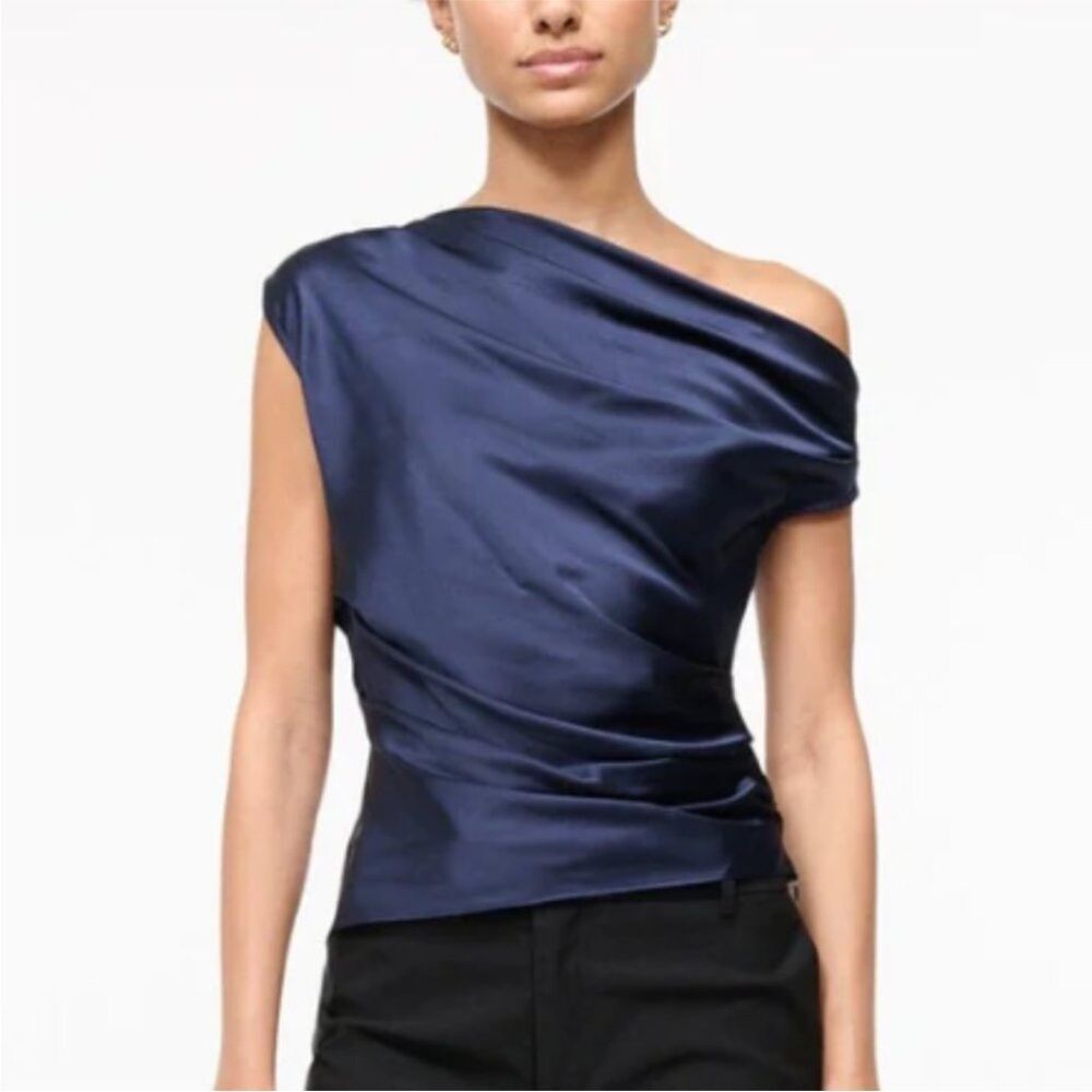 Staud Silk Phare Sleeveless Top